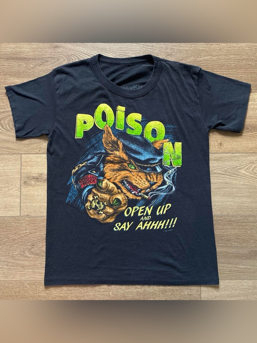 1988 Poison Tour Tee
Vulgar ‘open up and say ahh’